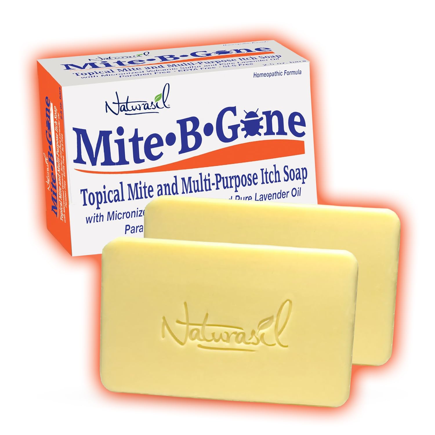 Mite-B-Gone Relief Soap 5 oz bar pack of 2