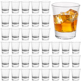 MIVIDE 60ml round shot glasses 48 pack