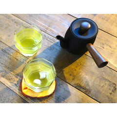 Japanese CHA-3 teapot stainless steel with natural wood handle
