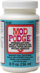 Mod Podge dishwasher safe waterbased sealer glue and finish 8-ounce bottle