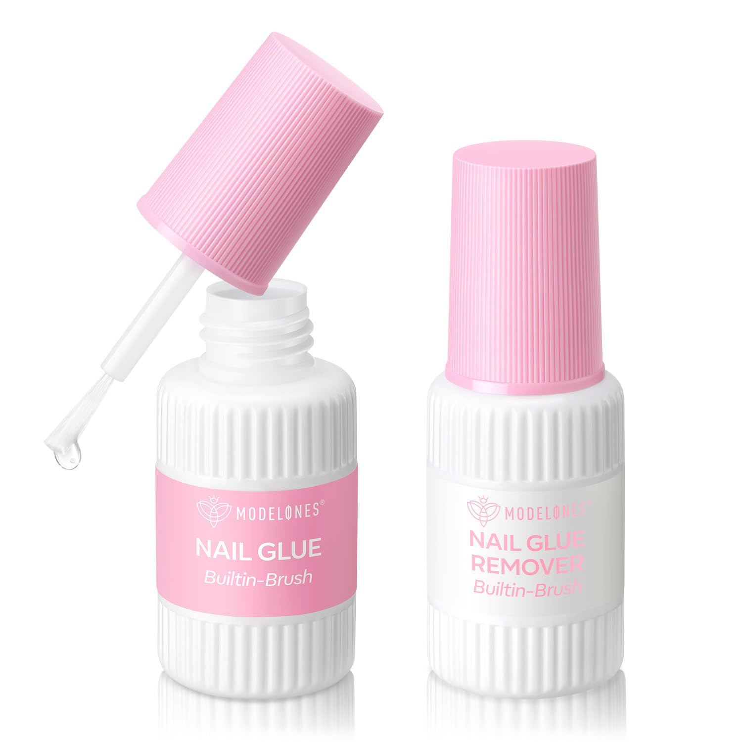 modelones 10ml nail glue bottle for press on nails