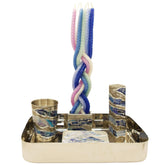 Kiddush cup included in Modern Havdalah Set
