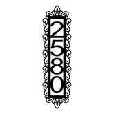 Modern House Numbers for Outside vertical address plaque 18-40 inches