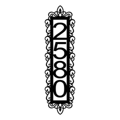 Modern House Numbers for Outside vertical address plaque 18-40 inches