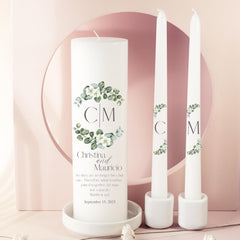 modern unity set taper candles 10 inches