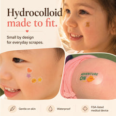 Kissprinkle MoistureBand ellipse hydrocolloid bandages 9 pieces