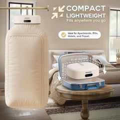 Maximum 22 lb load with up to 9 pieces hang capacity