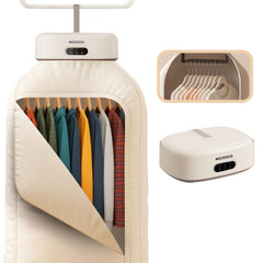MOJOCO portable clothes dryer with 600w heating and dual drying modes