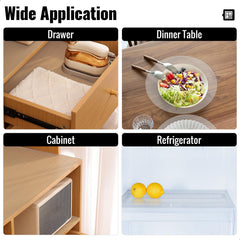 Oil proof and waterproof liner for shelves