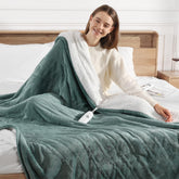 Molatink electric blanket twin size green