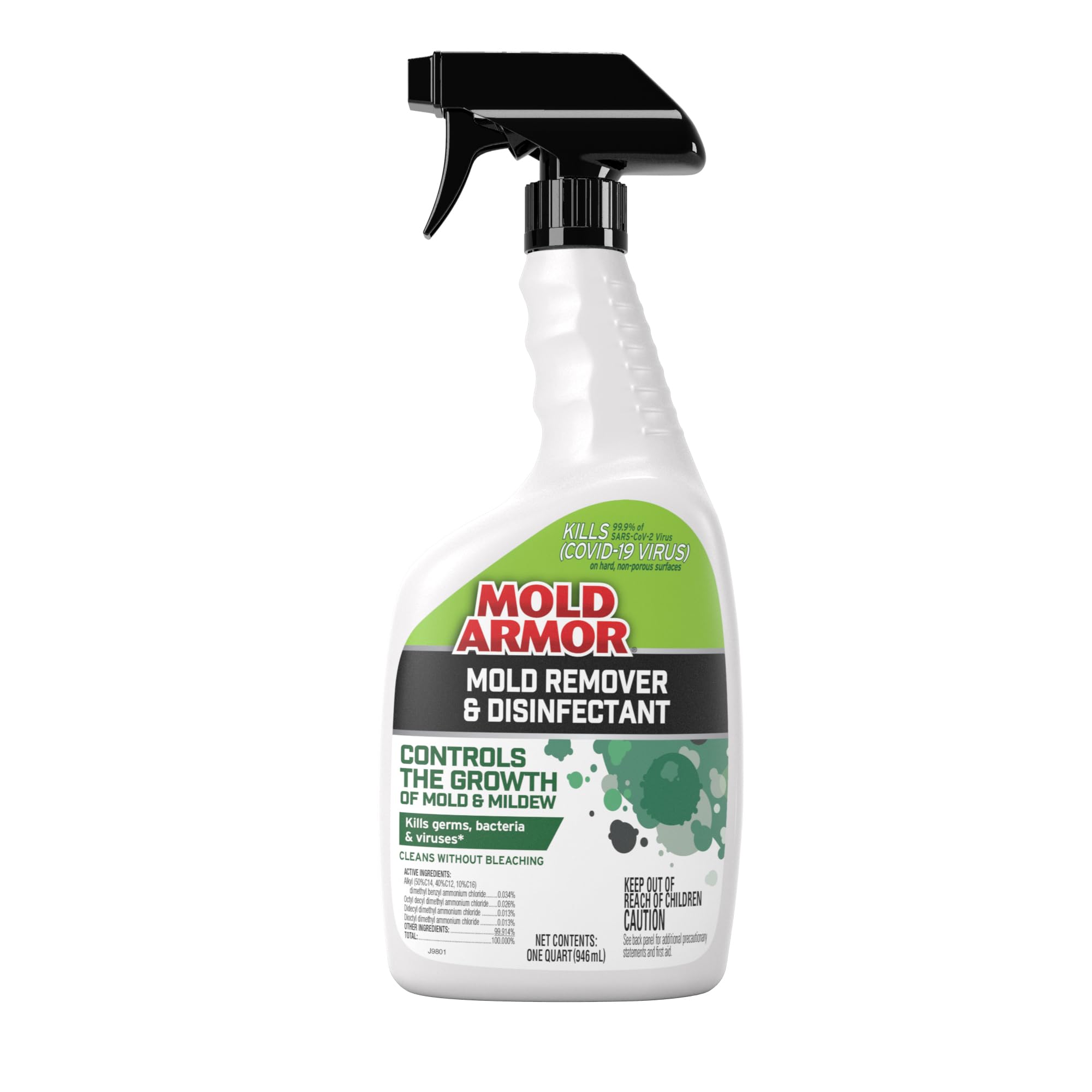 Mold Armor Mold Preventer Disinfectant Flood Cleanup bottle label