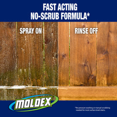 Tile grout tubs showers and siding cleaning with Moldex cleaner