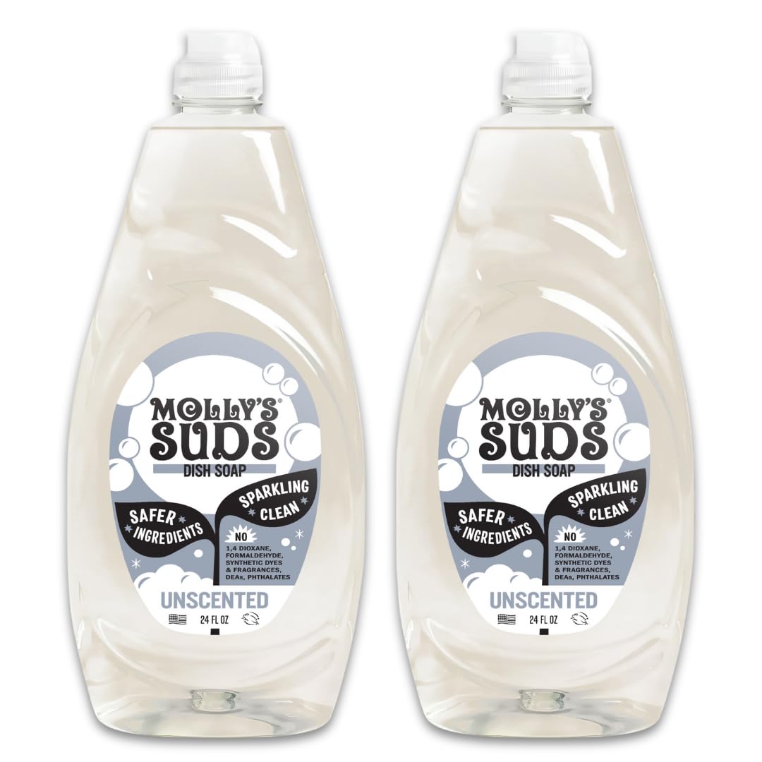 Molly's Suds Liquid Dish Soap 24 oz two-pack