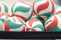 Close up of FLISTATEC Flight Stability Technology volleyball cover