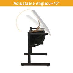 Reinforced powder-coated steel frame on MOMONITOR desk