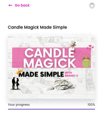Natural crystal included with Money Spell Candle Set