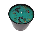 Money Spell Candle Set hand-poured candle with natural crystal