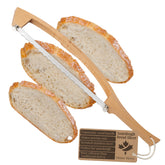 MonteHerra bread knife 17 inch wooden sourdough blade