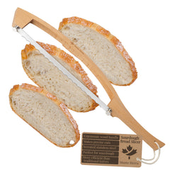 MonteHerra bread knife 17 inch wooden sourdough blade