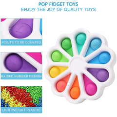 Portable lightweight sensory toy for travel car trips