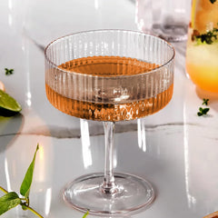 10 oz martini glasses by Montex close up