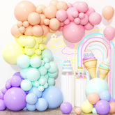 Monzleyyy pastel balloon garland kit 186pcs