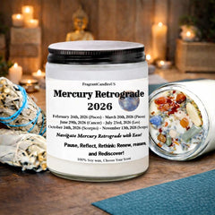 Moon Phase Design candle lighting close up