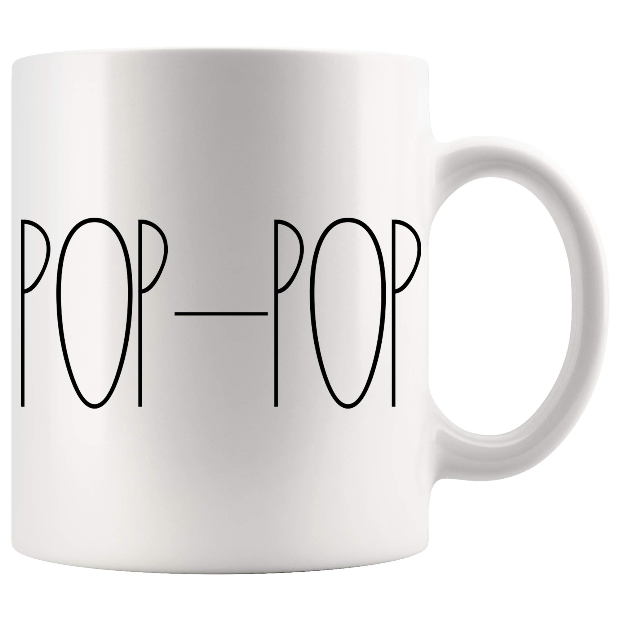 Moon9xx POP-POP Mug Gifts 11oz coffee mug for Christmas