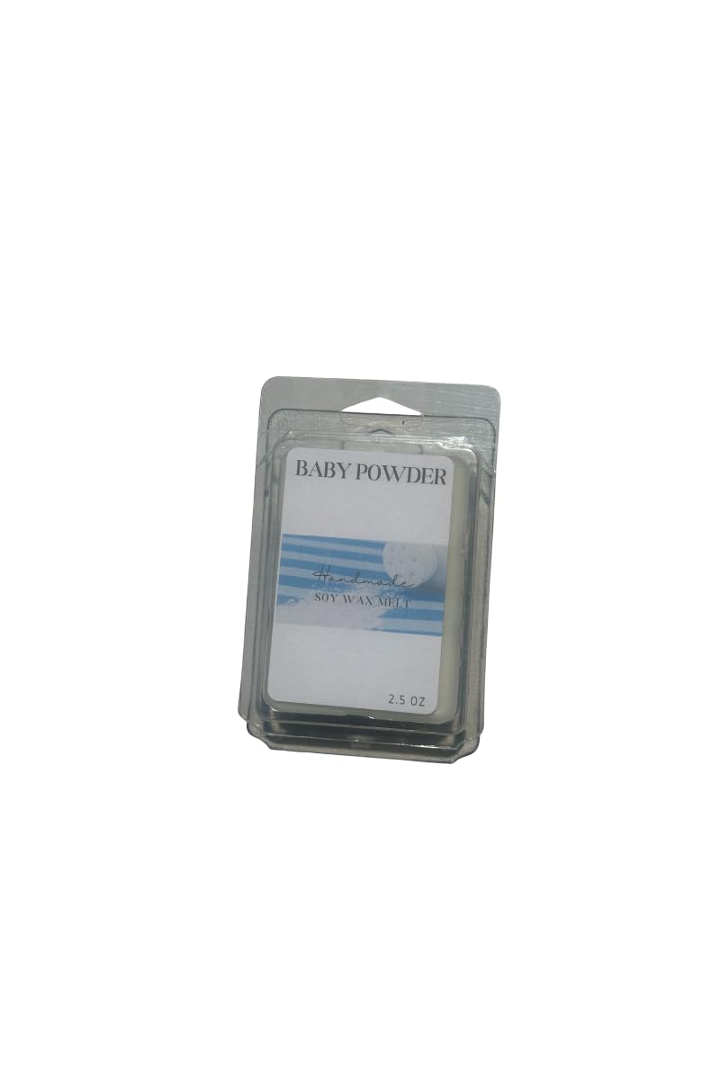 Moonstone Celestial LLC Baby Powder Soy Wax Melt 2.5oz six cubes