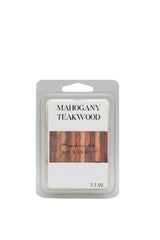 Moonstone Celestial LLC mahogany teak woodsy soy wax melt six cubes