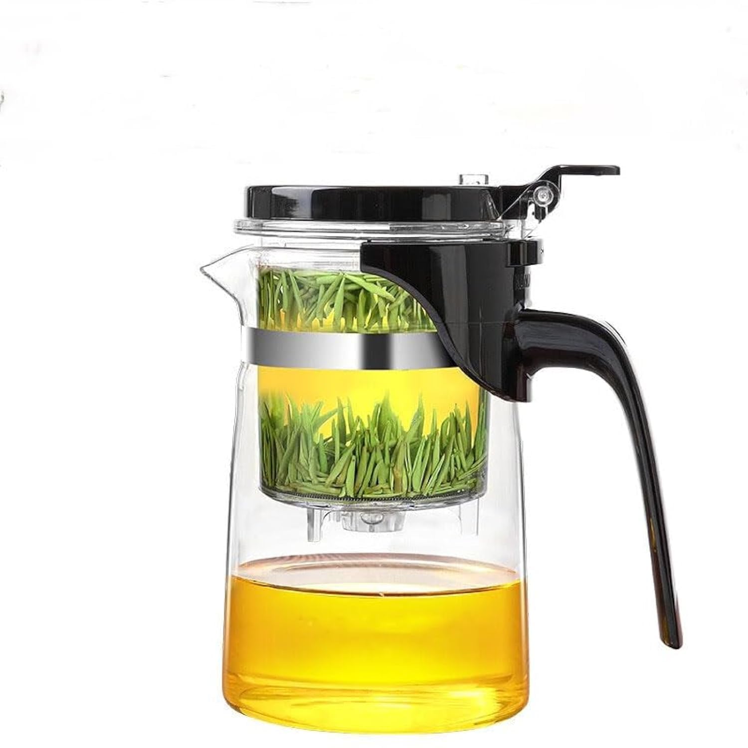 MOORCHOCO 500ML glass teapot with detachable infuser and filter
