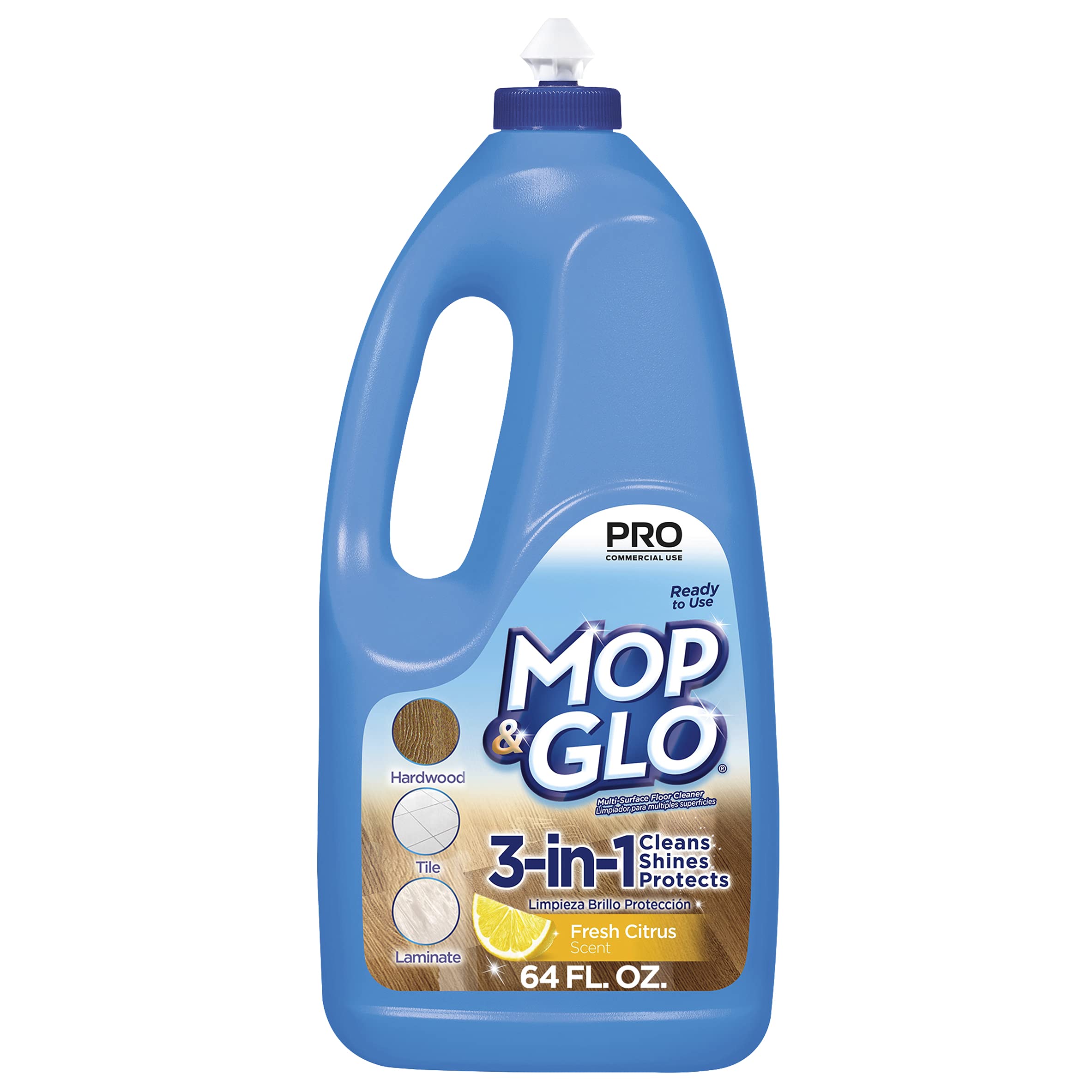 Mop & Glo multi-surface floor cleaner bottle 64 oz fresh citrus