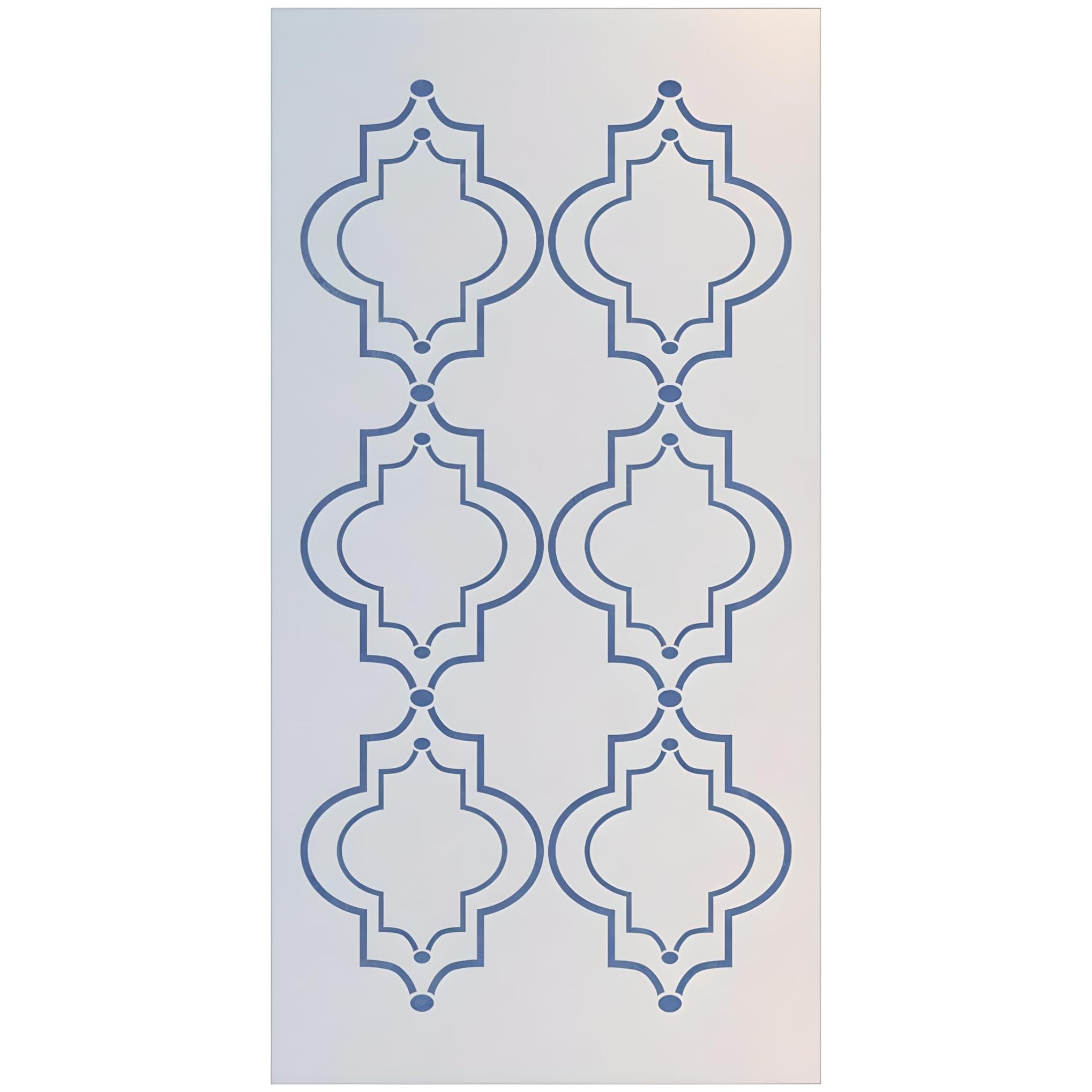 Moroccan Wall Pattern Stencil 20x10.5 inch The Artful Stencil