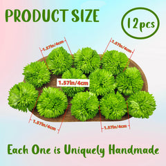 moss balls 1.57 inch for mini terrariums fairy garden setups