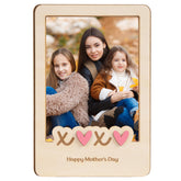 Mothers Day picture frame on fridge magnet