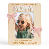 Mothers Day Picture Frame With Magnet wooden frame holds 2.5x3.5 inch photo
