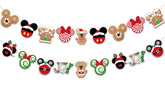 Mouse Christmas Hanging Decorations gingerbread mouse banner set