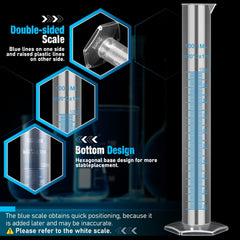 cylinders 10-1000 ml with metric scale
