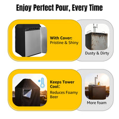 Universal fit MRbrew keg cover for standard beer towers