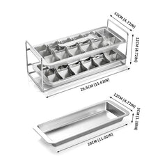 Mrxxjz stainless steel ice cube tray lever release