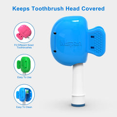 White Mspan toothbrush cap