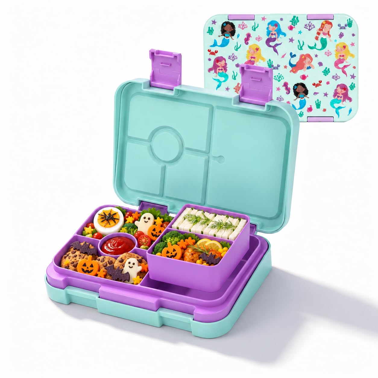 MSSWFSG bento lunch box with 5/6 compartment design