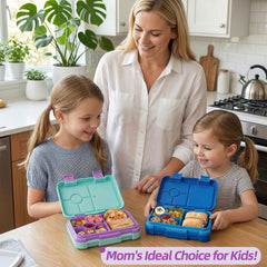 Green Patterned MSSWFSG lunch box for kids