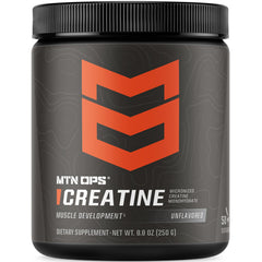 MTN OPS Creatine Monohydrate Powder front view bottle