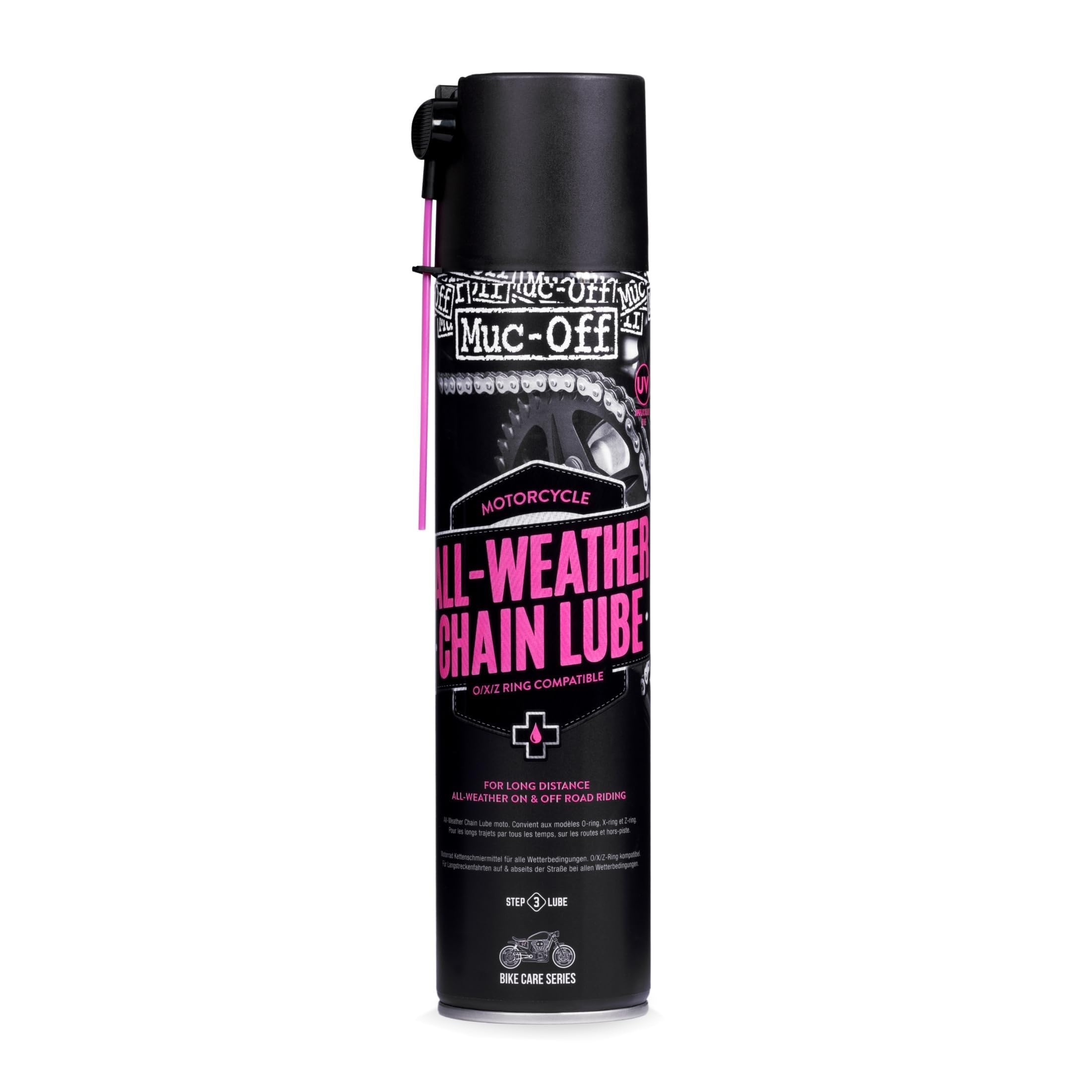 Muc-Off All-Weather Chain Lube UV Dye bottle 400ml