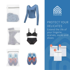 Muchfun 12 x 16 inch laundry bag in pack of 3