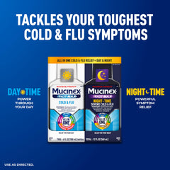 Mucinex Fast-Max Daytime Cold & Flu bottle 6 fl oz