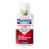 Mucinex Fast-Max Maximum Strength Severe Congestion & Cough Liquid bottle 6 oz