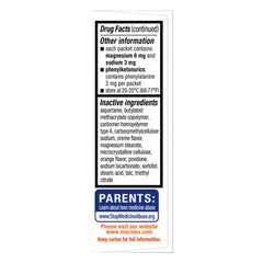 Guaifenesin 50 mg per packet label