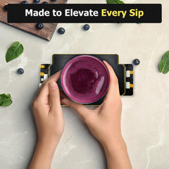 Coaster protecting surfaces from condensation